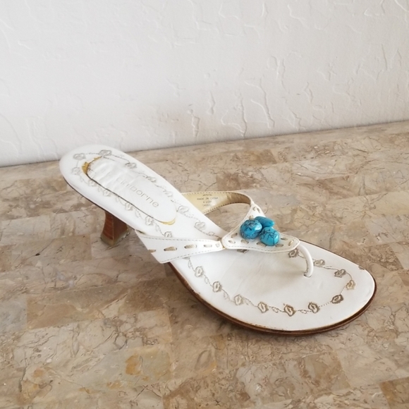 Liz Claiborne Shoes - SALE! Liz Claiborne Turquoise Kitten Heels